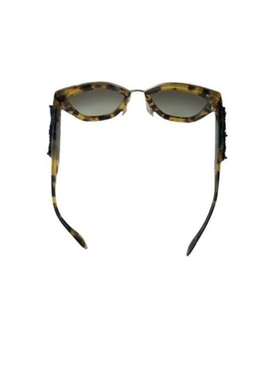 Prada Sunglasses Brown Acetate Tortoiseshell Pattern Gold Eyewear main image 4